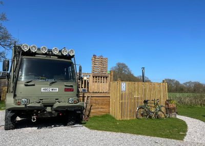 lorry glamping